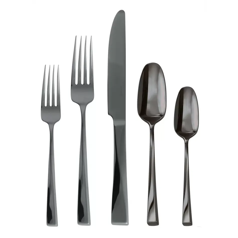 Twist Black Flatware