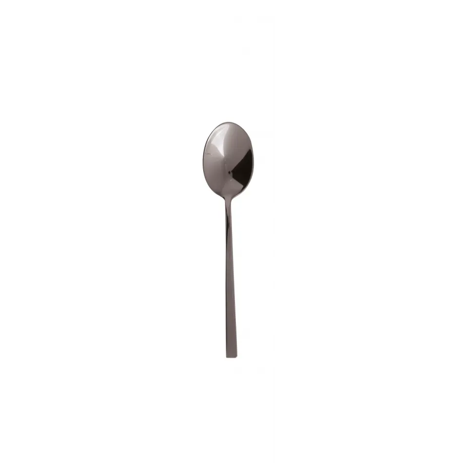 Linea Q Pvd Black Mocha Spoon 4 1/4 In 18/10 Stainless Steel Pvd Mirror