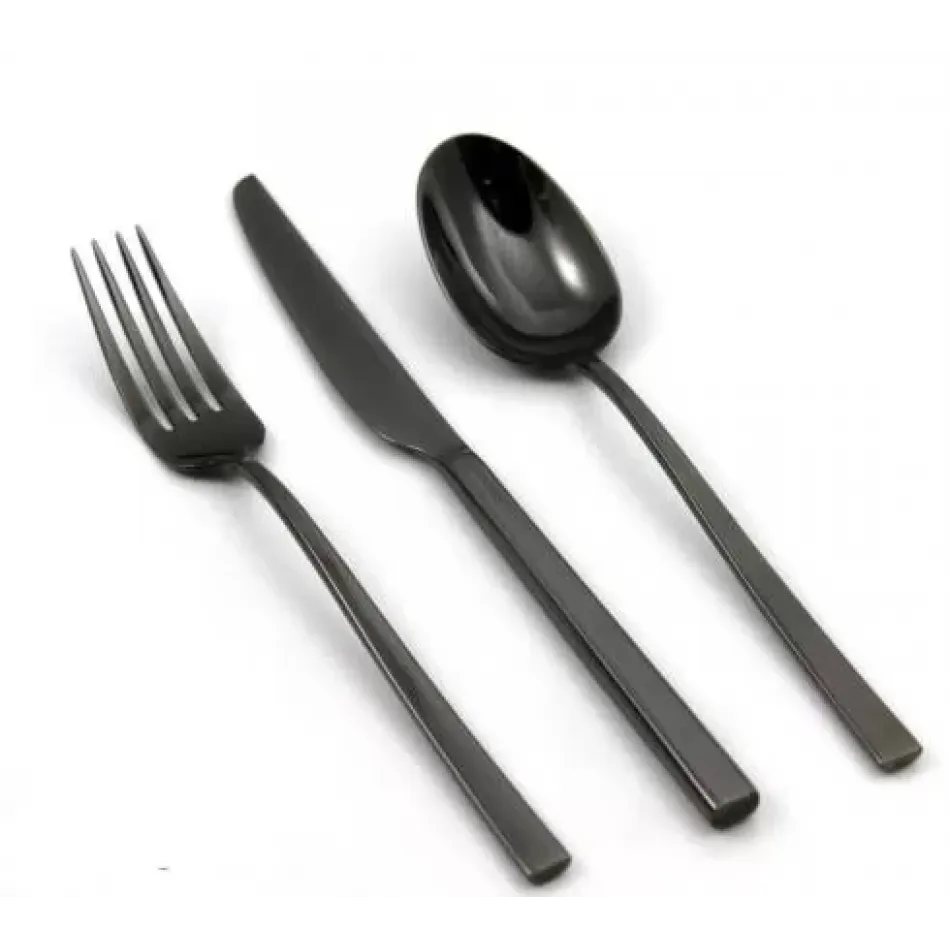 Linea Q Pvd Black Soup Ladle 11 3/4 In 18/10 Stainless Steel Pvd Mirror