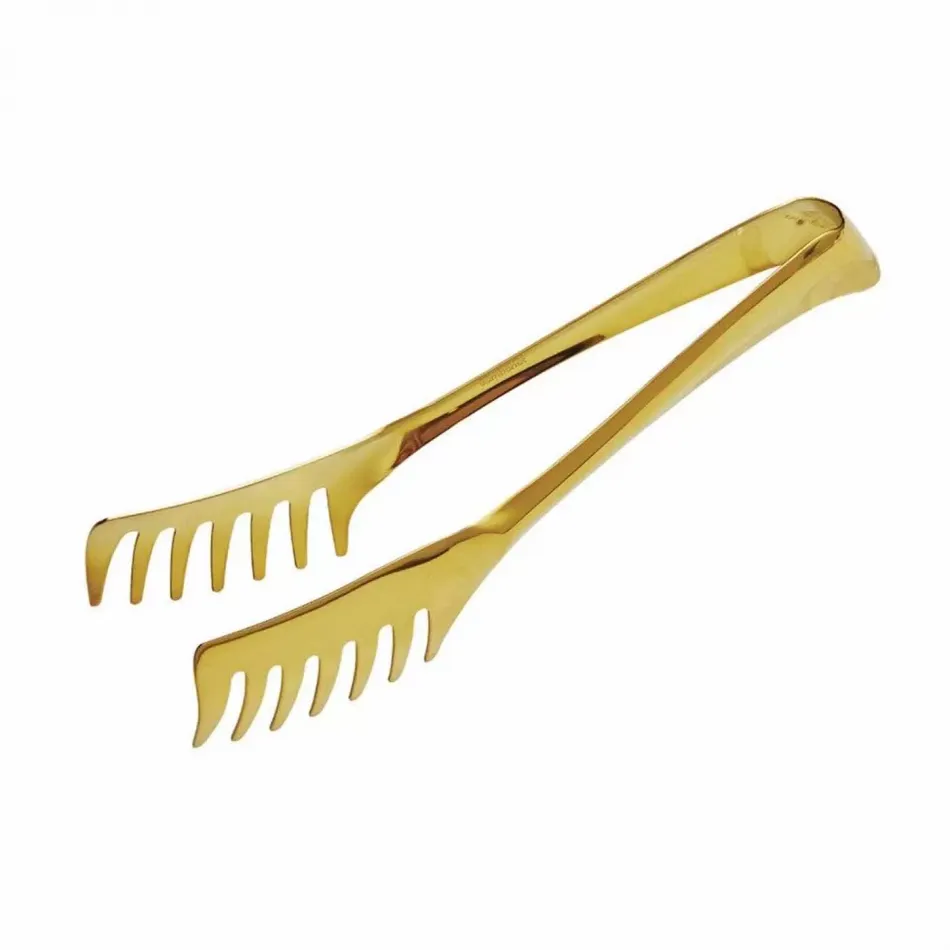 Living Spaghetti Tongs 8 1/4 Pvd Gold