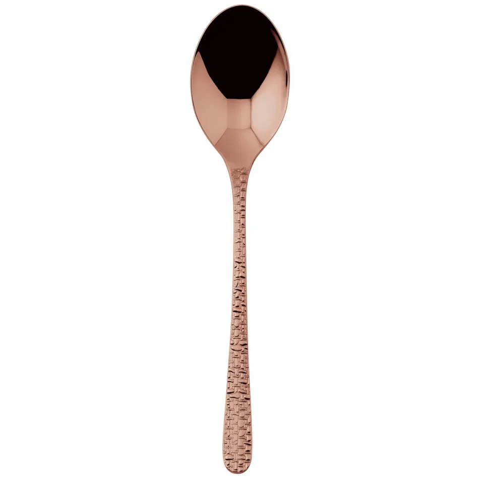 Venezia Copper Table Spoon 8 In 18/10 Stainless Steel Pvd Mirror