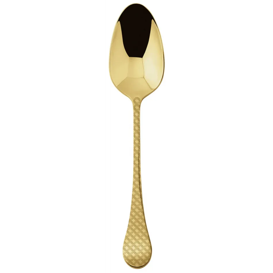 Taormina Pvd Gold Table Spoon 8 In 18/10 Stainless Steel Pvd Gold