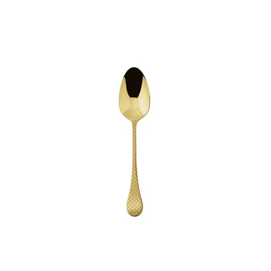 Taormina Pvd Gold Mocha Spoon 4 3/4 In 18/10 Stainless Steel Pvd Gold