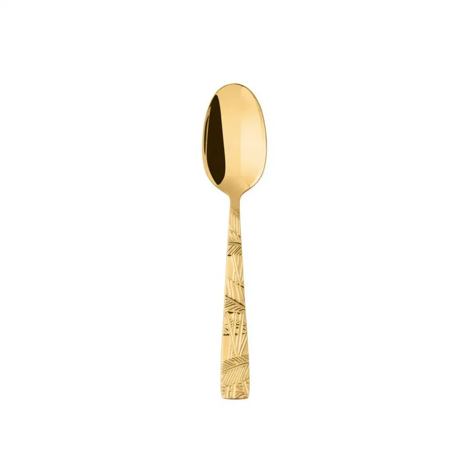 Jungle Pvd Gold Tea/Coffee Spoon 5 1/2 In 18/10 Stainless Steel Pvd Gold