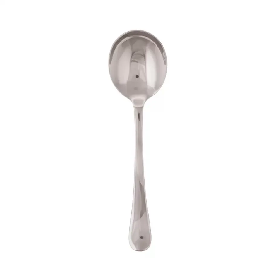 Symbol Silverplated Bouillon Spoon 6 7/8 In On 18/10 Stainless Steel