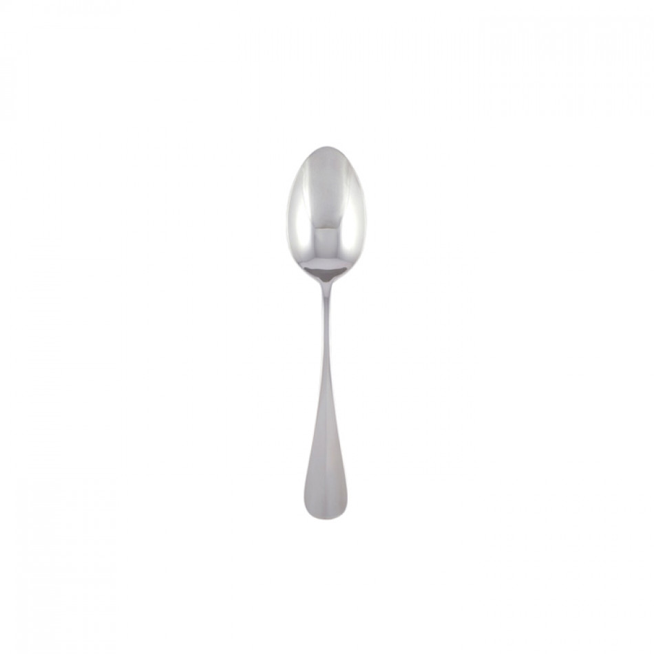 Baguette Silverplated Dessert Spoon 7 1/8 In On 18/10 Stainless Steel