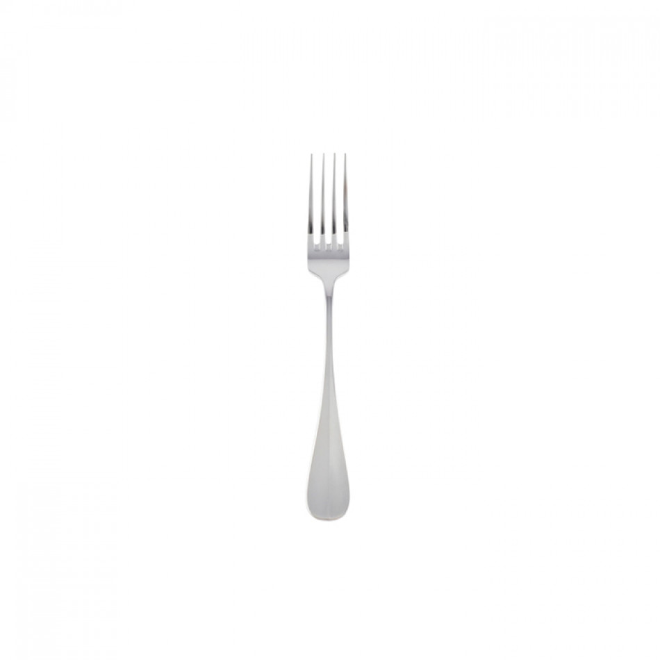 Baguette Silverplated Dessert Fork 6 7/8 In On 18/10 Stainless Steel