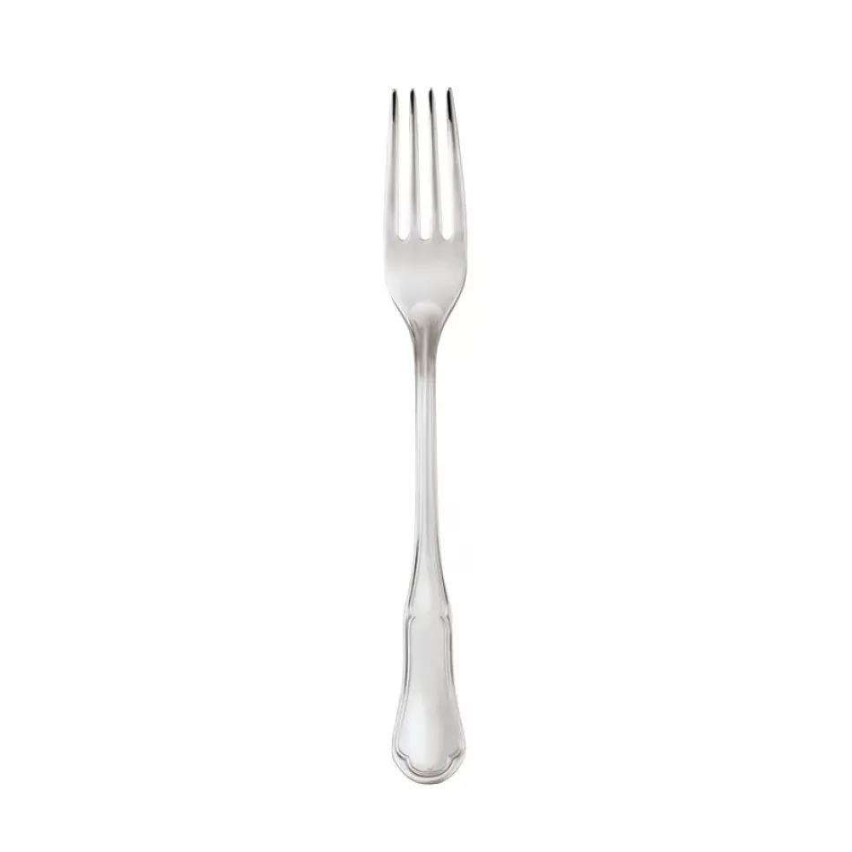 Petit Baroque Silverplated Table Fork 7 3/4 In On 18/10 Stainless Steel