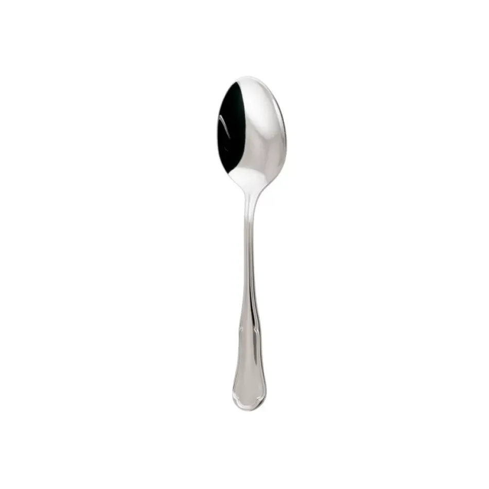 Petit Baroque Silverplated Dessert Spoon 7 7/8 In On 18/10 Stainless Steel