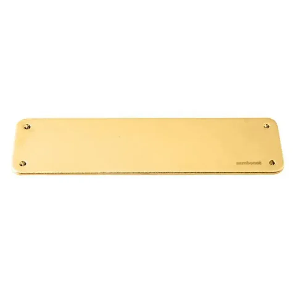 Living Diamond Gold Cutlery Rest Rectangular 11,0 cm x 3,0 cm h 0,2 cm