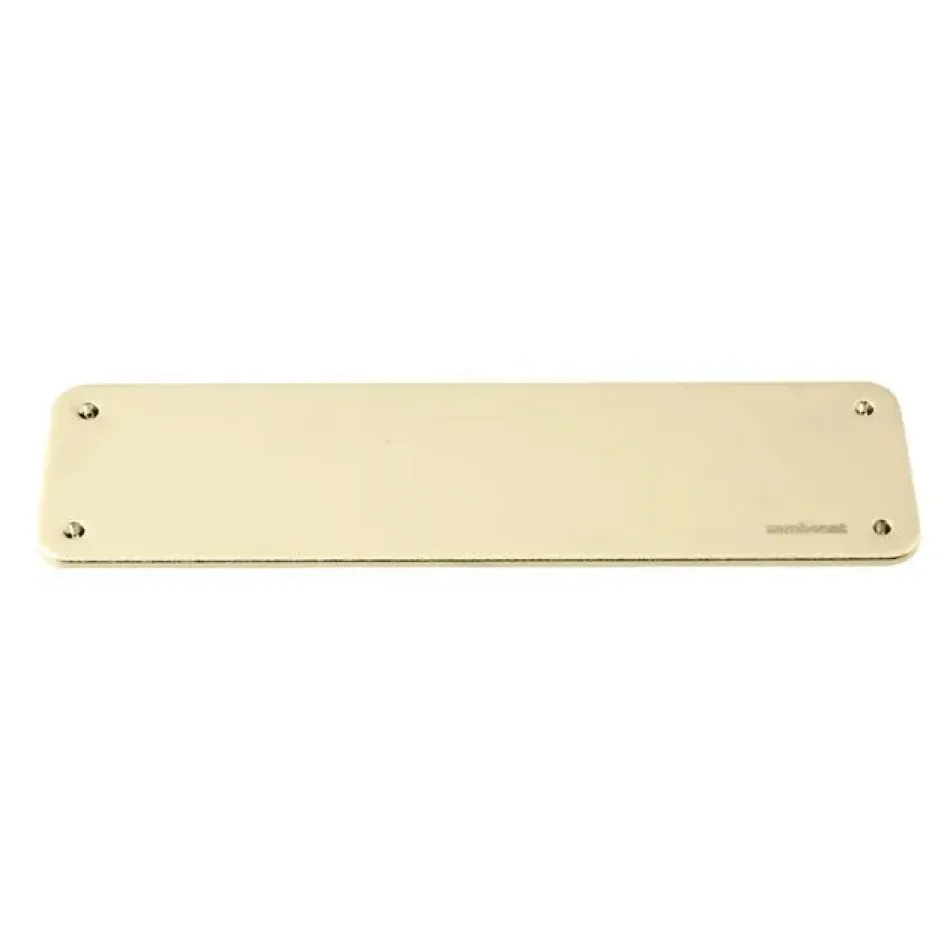 Living Diamond White Gold Cutlery Rest Rectangular 11,0 cm x 3,0 cm h 0,2 cm