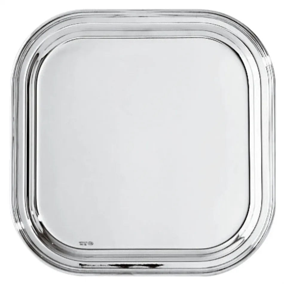 Contour Tray Square 10 1/4X10 1/4 Silverplated