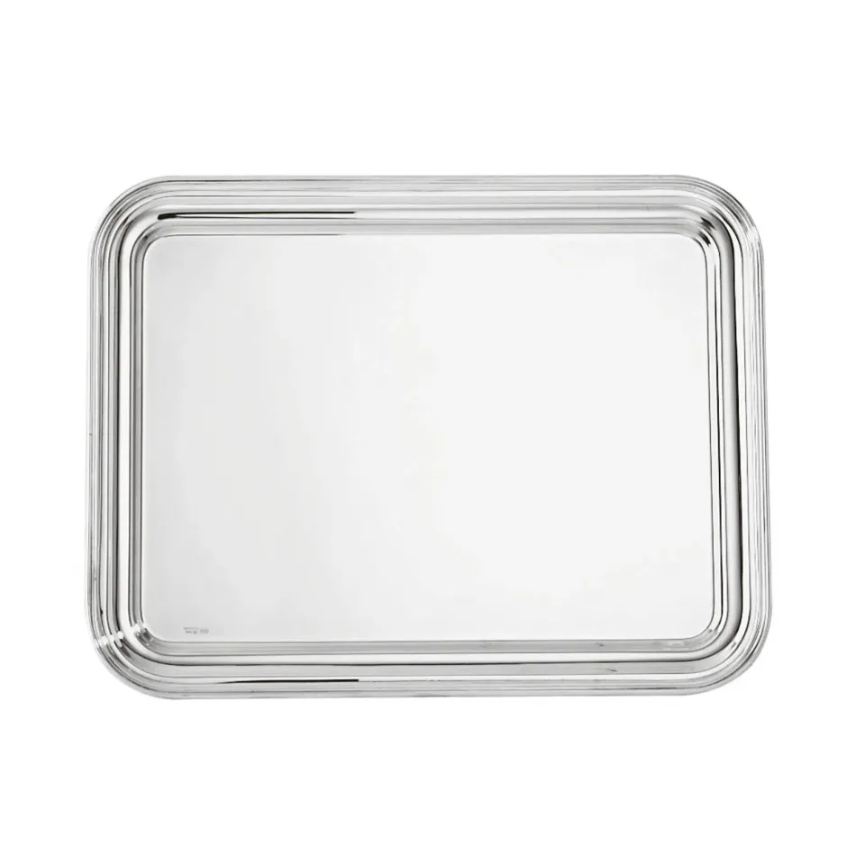 Contour Tray Oblong 11 3/8X8 1/4 Silverplated