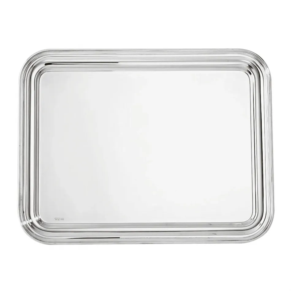 Contour Tray Oblong 15 3/4X10 5/8 Silverplated