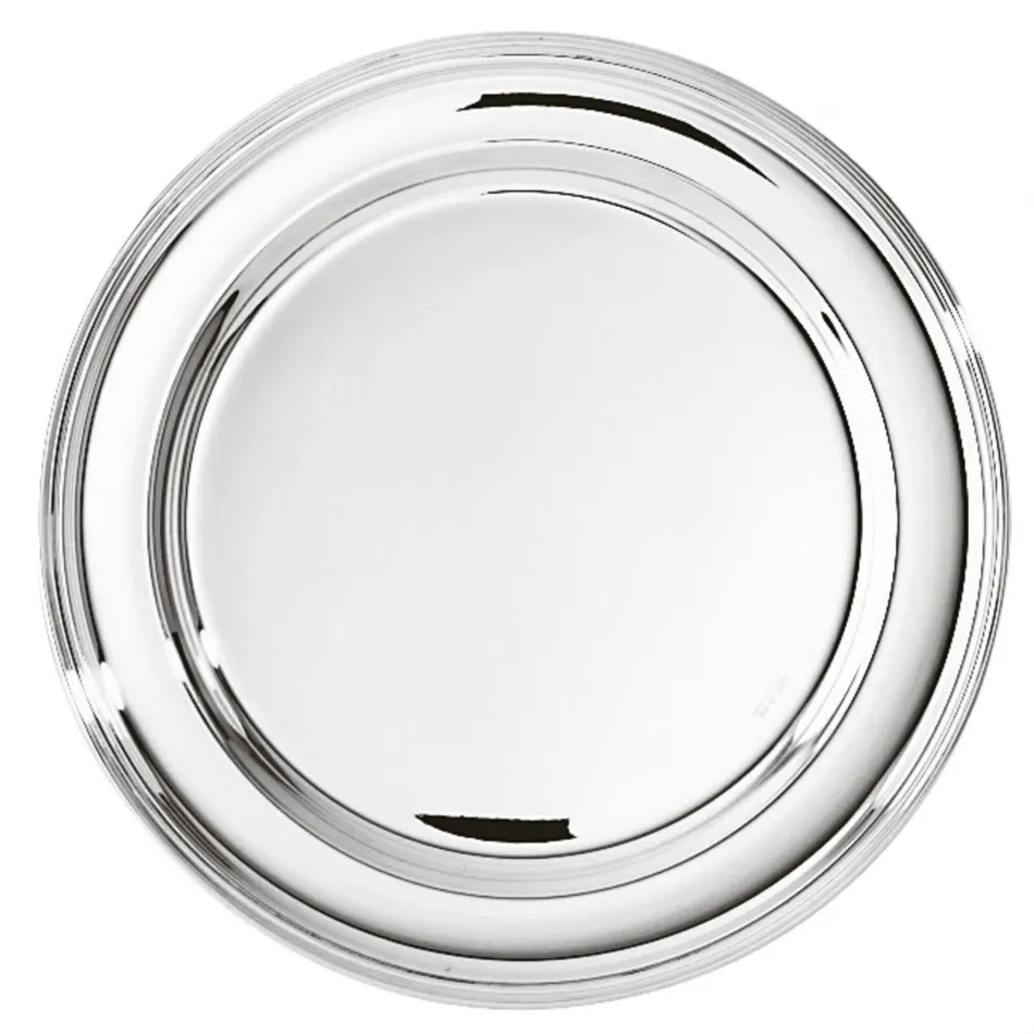 Contour Meat Dish Round 16 1/8 Silverplated