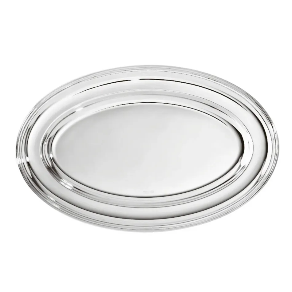 Contour Meat Dish Oval 16 1/2X10 5/8 Silverplated