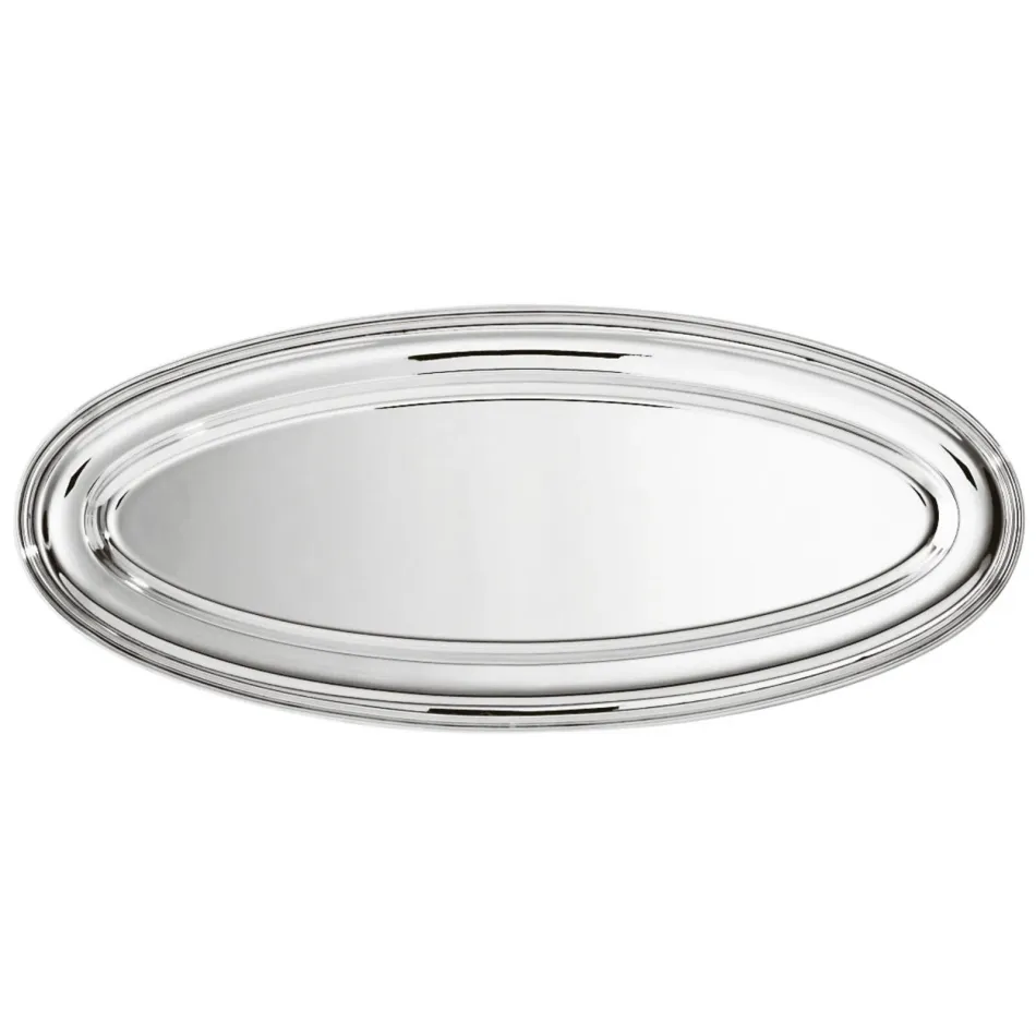 Contour Fish Dish 29 1/8X11 3/8 Epns