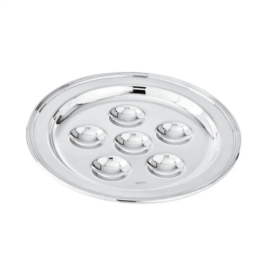 Contour Snail Plate Round 9 7/8 Silverplated