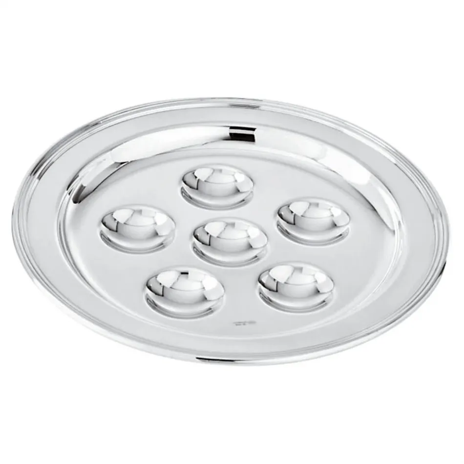 Contour Snail Plate Round 12 1/4 Silverplated