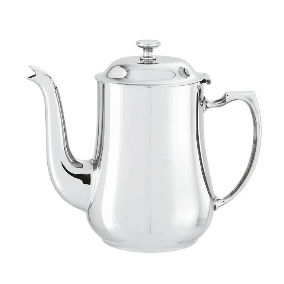 Elite Coffee Pot With Goose Neck 8 1/4X4 1/8 Silverplated
