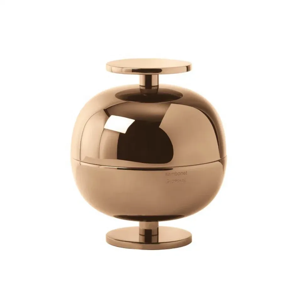Gio Ponti Centerpiece Round 4 3/8 Pvd Rum