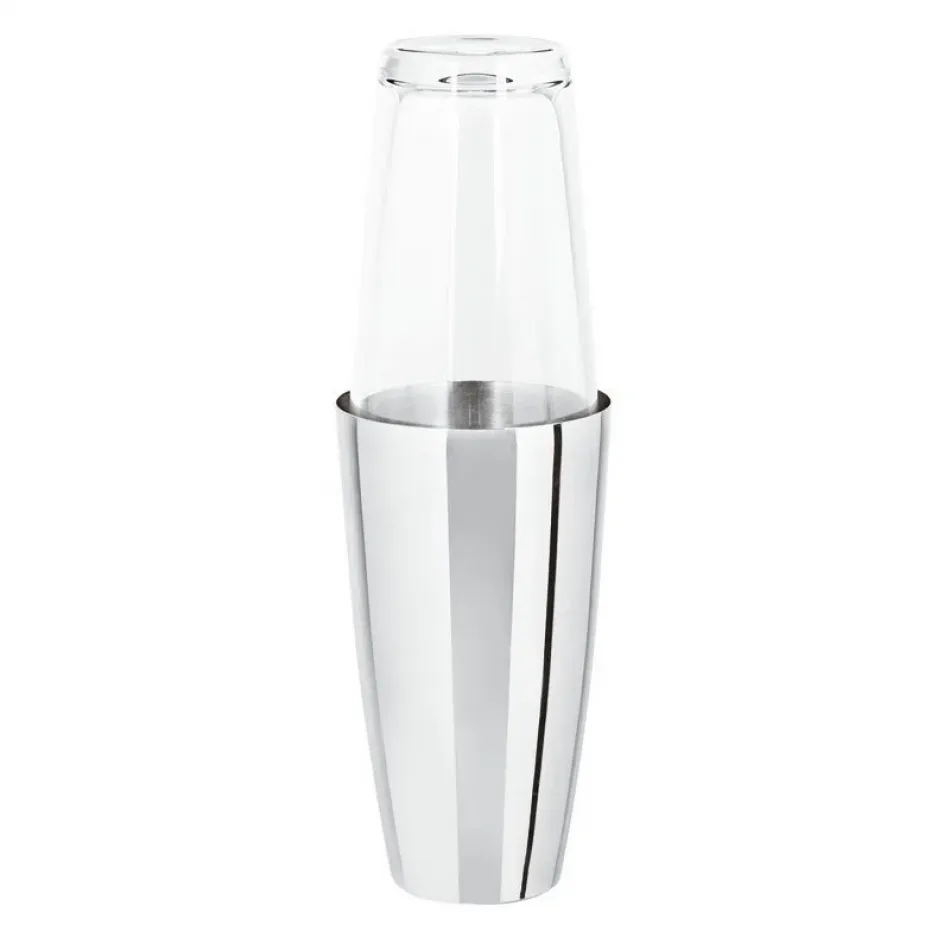 Sphera Boston Shaker W/Glass Round 3 1/2 Silverplated