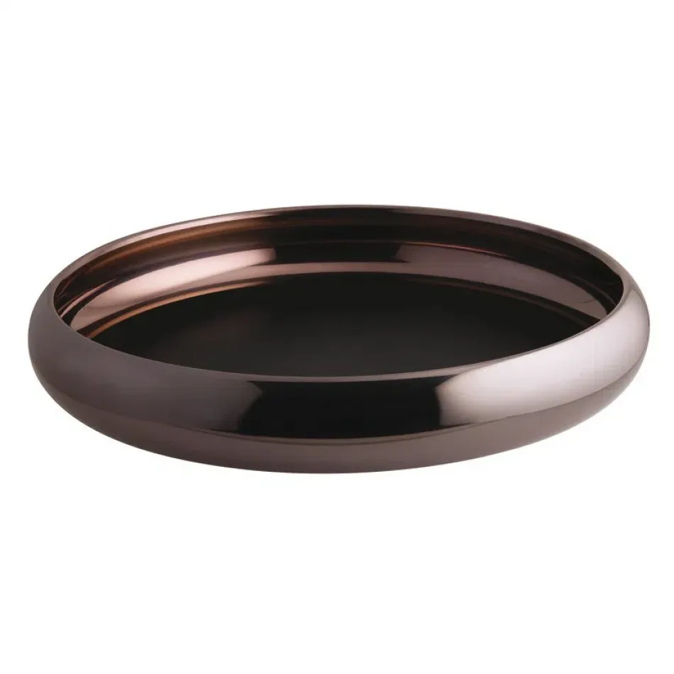 Sphera Bowl/ Tray W/O Handle 15 3/4 In Pvd Parfait Amour