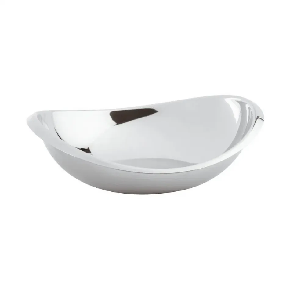 Twist Oval Bowl 8 5/8X7 1/2 Silverplated