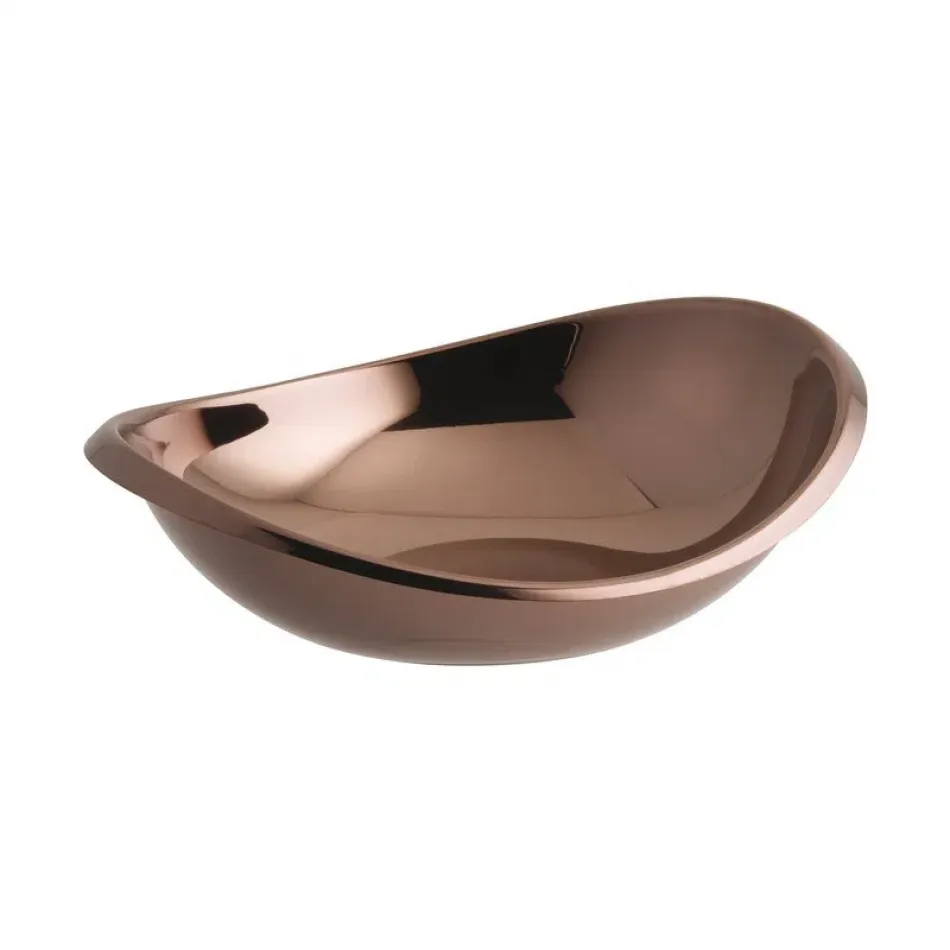 Twist Oval Bowl 8 1/2 X 7 1/2 In Pvd Rum
