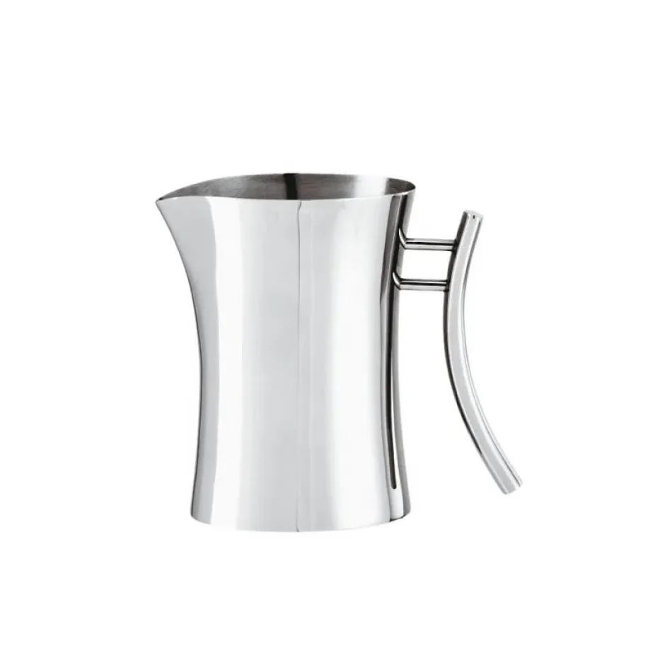 Bamboo Milk Pot 2 3/8X4 7/8 Silverplated