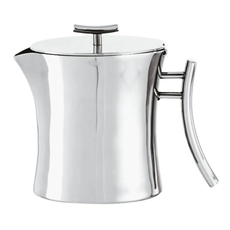Bamboo Tea Pot 3 7/8X7 1/2 Silverplated