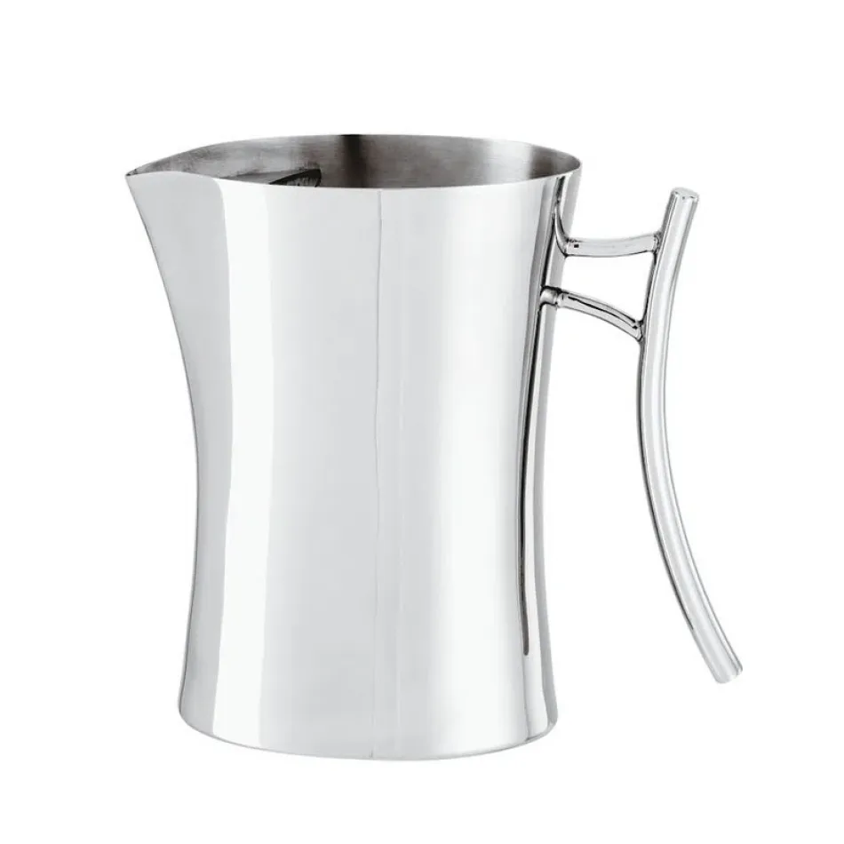 Bamboo Water Pitcher 3 7/8X3 7/8 Silverplated