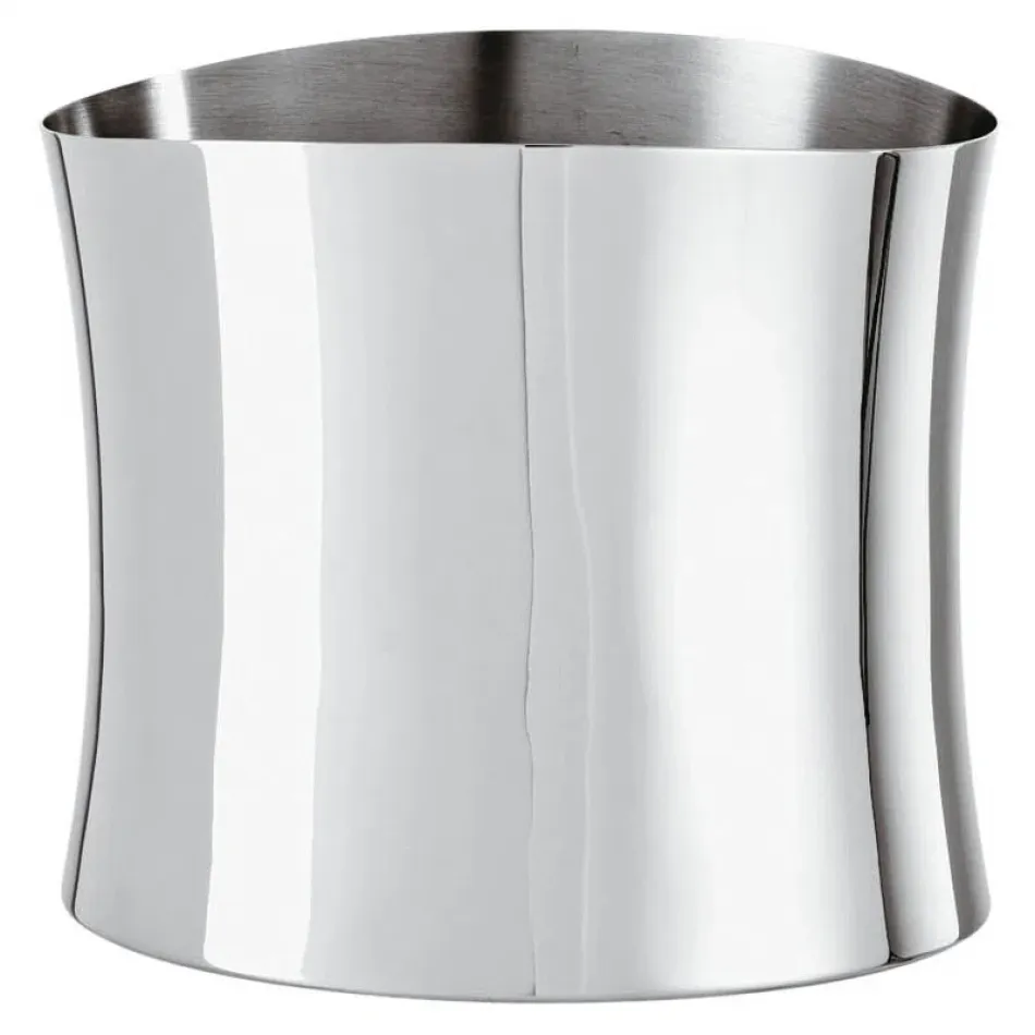 Bamboo Wine Cooler 9 1/2X7 5/8 Silverplated