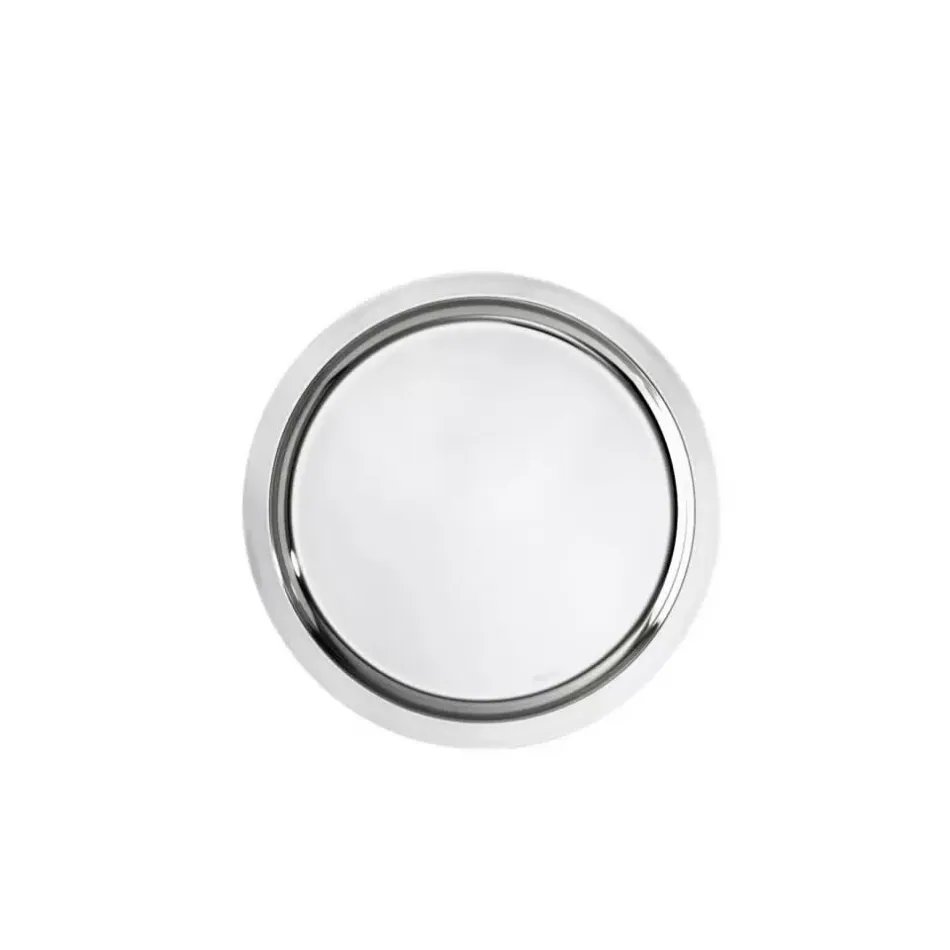 Elite Round Tray 15 3/4 in D 18/10 Stainless Steel