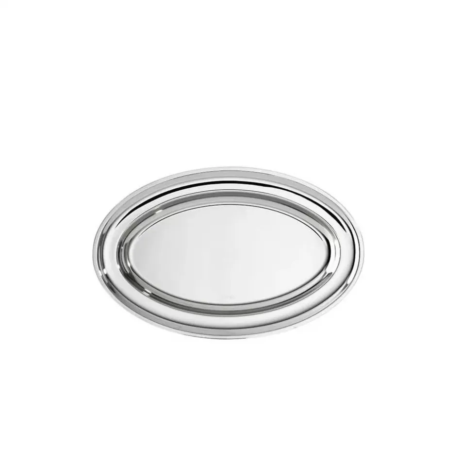 Elite Oval Meat Tray 16 1/8 X 10 1/4 in 18/10 Stainless Steel
