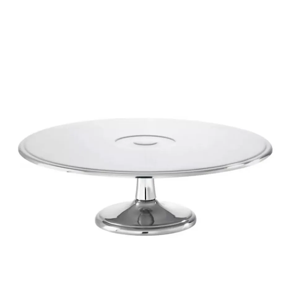Elite Cake Stand 11 in D 3 3/4 in H 18/10 Stainless Steel