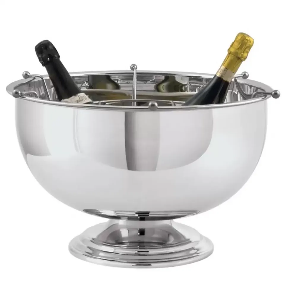 Elite Punch Bowl 17 3/4 in D 5 1/4 Gal. 18/10 Stainless Steel