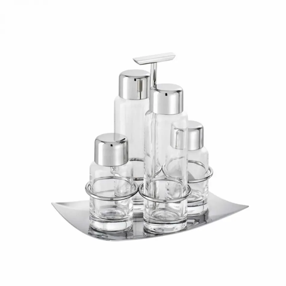 Linea Q Oil-Vinegar Dispenser 18/10 Stainless Steel