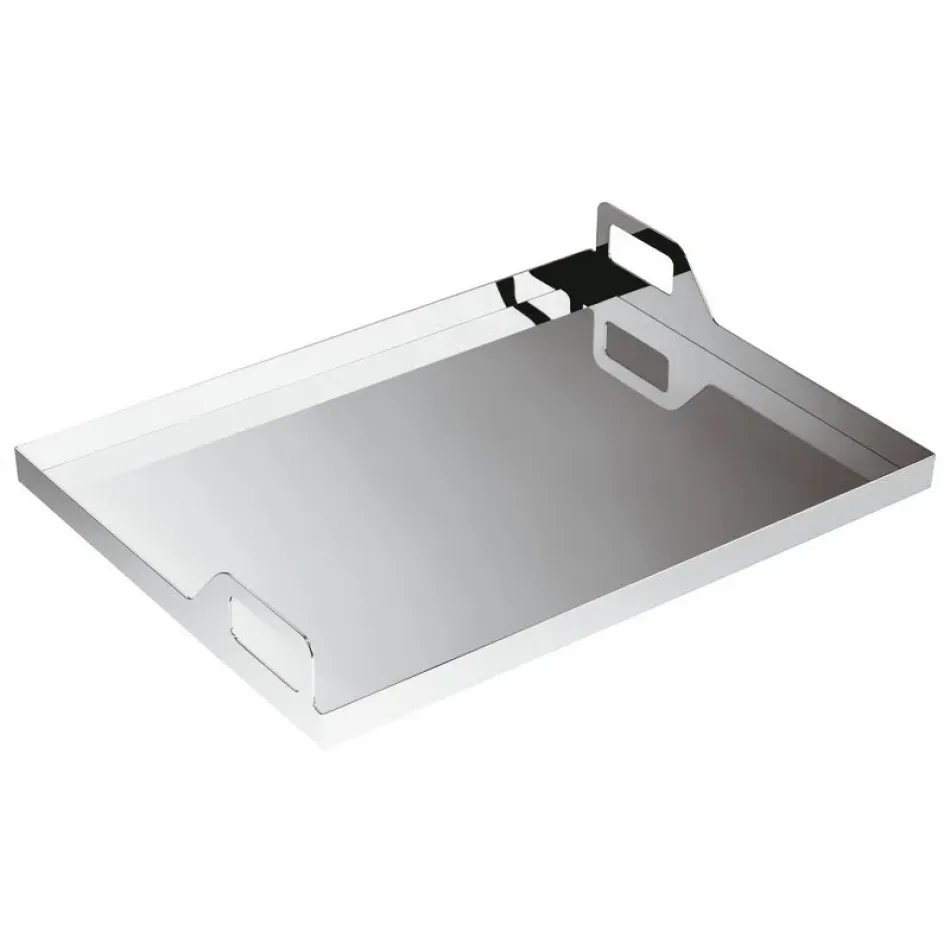 Gio Ponti Rectangular Tray W/Handles 17 3/4X13 3/4 18/10 Stainless Steel