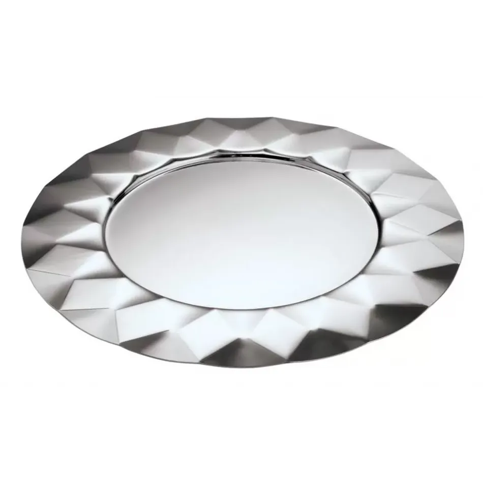 Malia Showplate/ Service Plate 13 in D 18/10 Stainless Steel