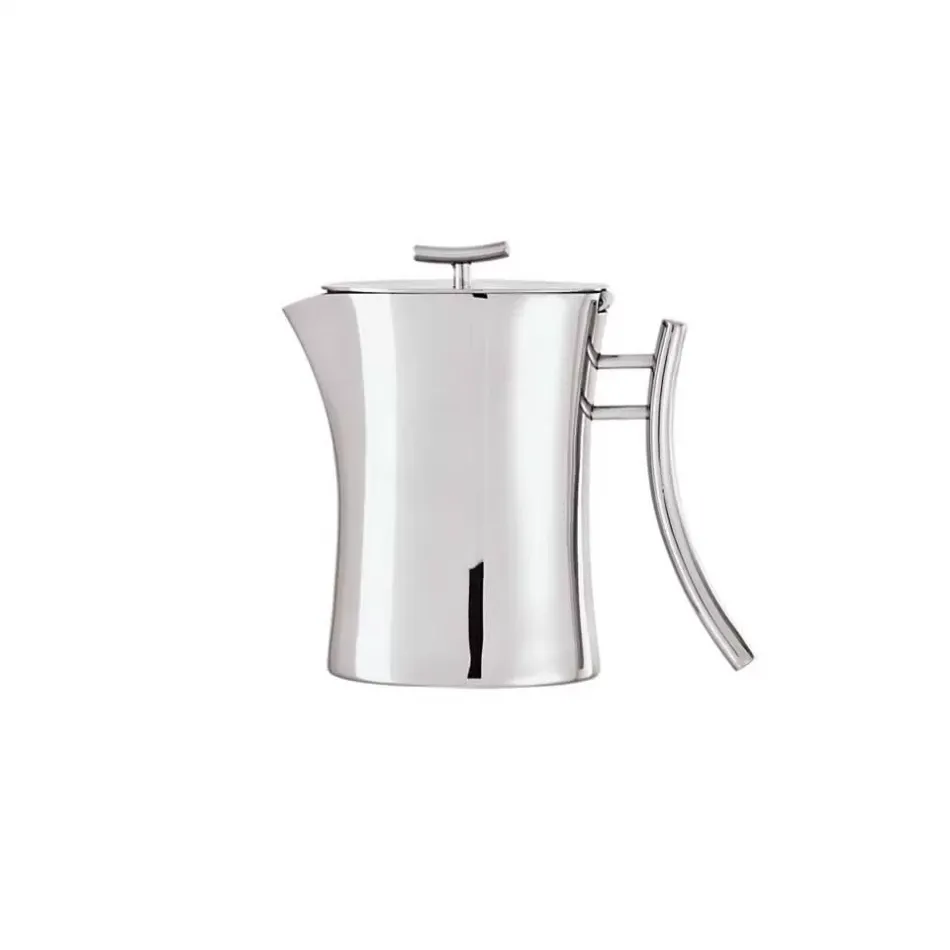 Bamboo Coffee Pot 3 7/8X8 1/4 54 1/8 Oz. 18/10 Stainless Steel