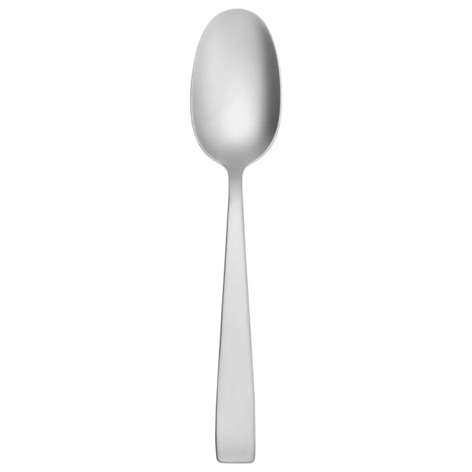 Flat Antico Serving Spoon 9 5/8 In 18/10 Stainless Steel Antico Finishing (Special Order)