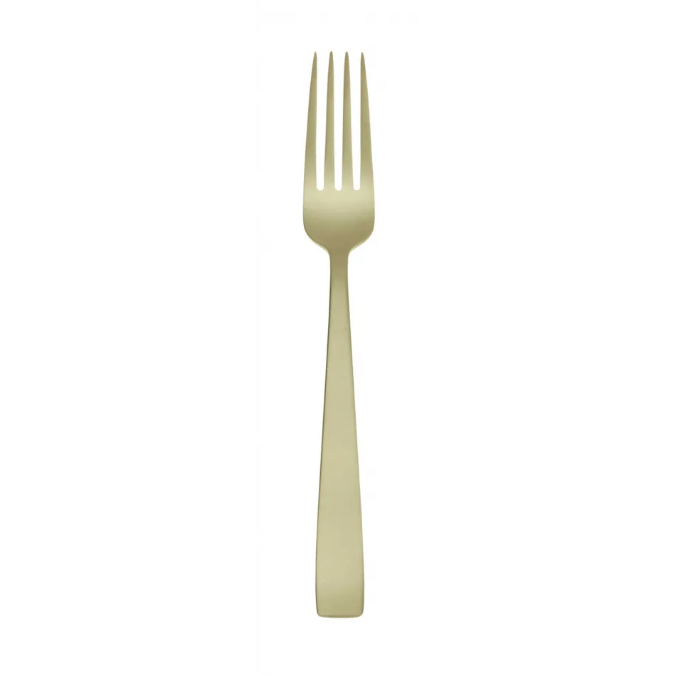 Flat Antico Champagne Table Fork 8 In 18/10 Stainless Steel Antico Pvd Finishing (Special Order)