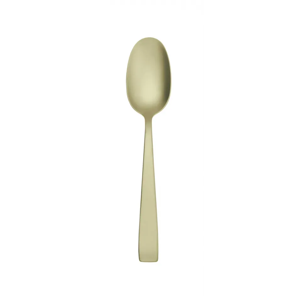 Flat Antico Champagne Dessert Spoon 7 1/8 In 18/10 Stainless Steel Antico Pvd Finishing (Special Order)