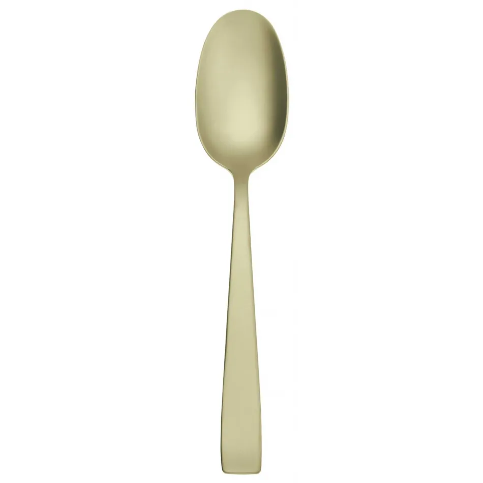 Flat Antico Champagne Serving Spoon 9 5/8 In 18/10 Stainless Steel Antico Pvd Finishing (Special Order)