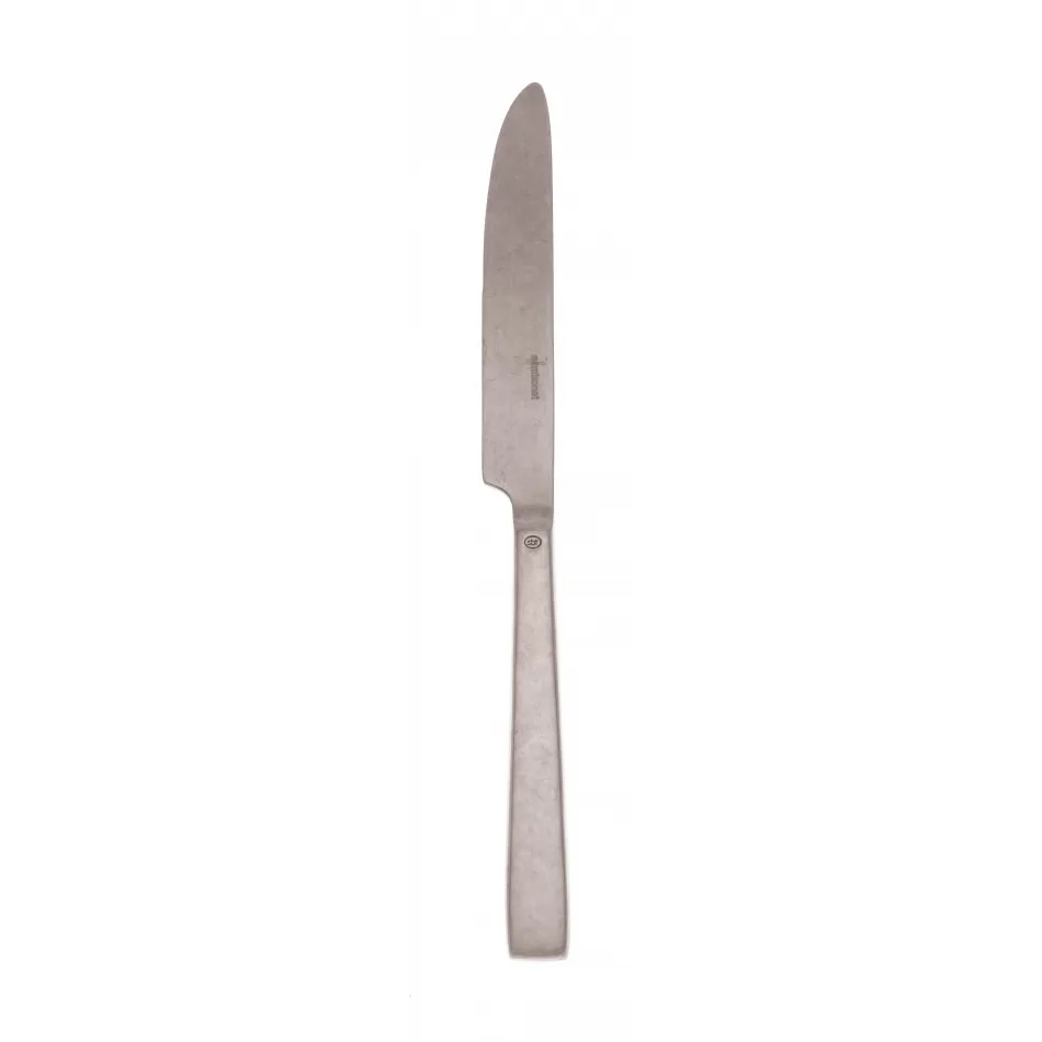 Flat Vintage Inox Table Knife Solid Handle 9 5/16 In 18/10 Stainless Steel Vintage Finishing