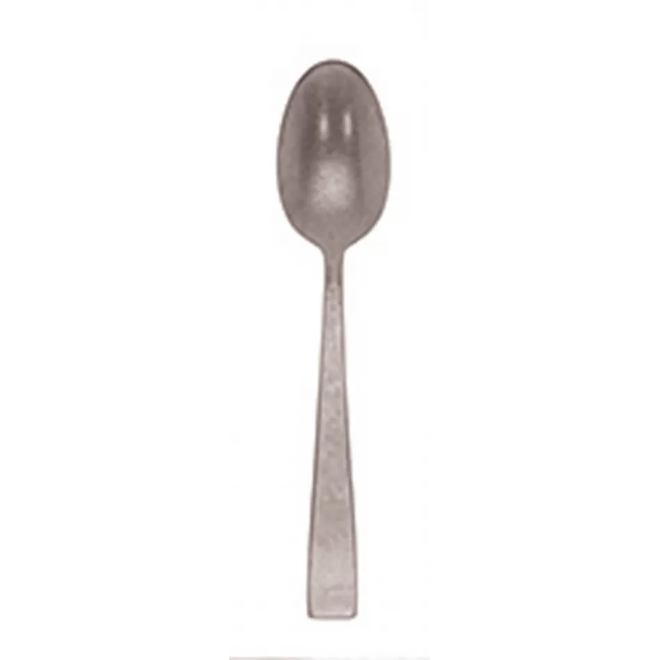 Flat Vintage Inox Dessert Spoon 7 1/8 In 18/10 Stainless Steel Vintage Finishing