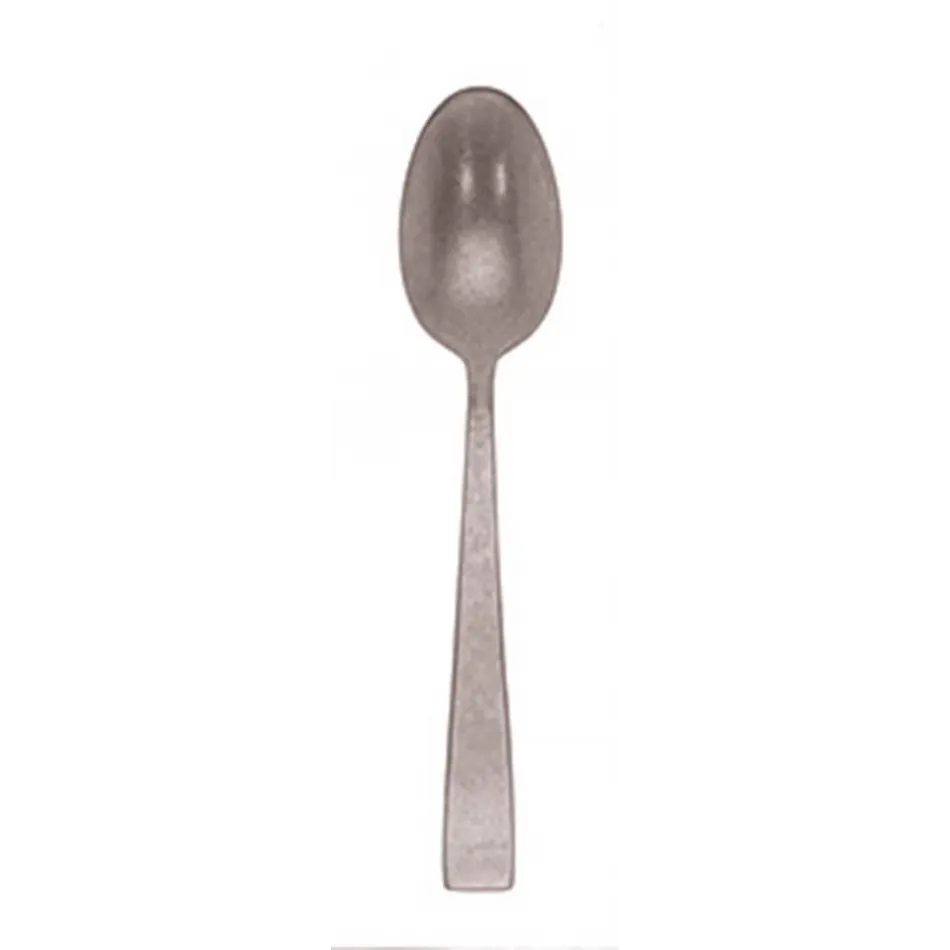 Flat Vintage Inox Serving Spoon 9 5/8 In 18/10 Stainless Steel Vintage Finishing