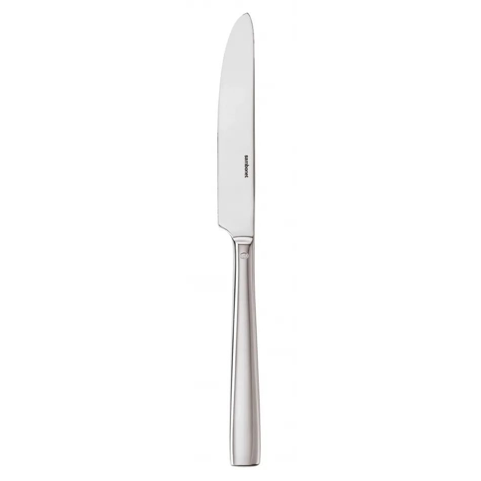 Flat Table Knife Solid Handle 9 5/16 In 18/10 Stainless Steel