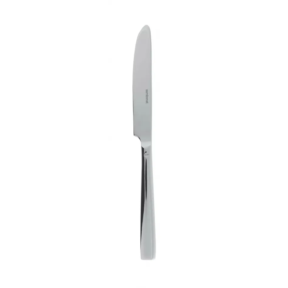 Flat Dessert Knife, Solid Handle 8 3/16 In 18/10 Stainless Steel